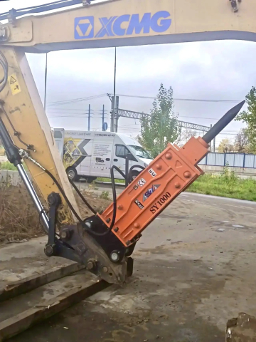 Подключение гидромолота на экскаватор XCMG
